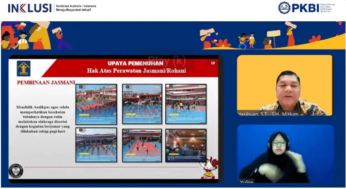 Bincang INKLUSI Siap Menggapai Masa Depan: Pemenuhan Hak Anak yang Berhadapan dengan Hukum