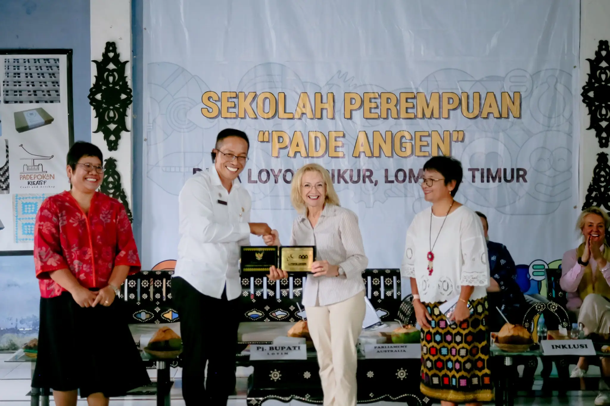 Australian Parliamentarians Visit INKLUSI Program in East Lombok - Sekolah Pada Angen