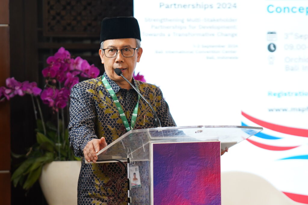 INKLUSI Mendorong Kolaborasi Multipihak dalam Membangun Ekonomi Inklusif di High-Level Forum on Multi-Stakeholder Partnership 2024. - INKLUSI