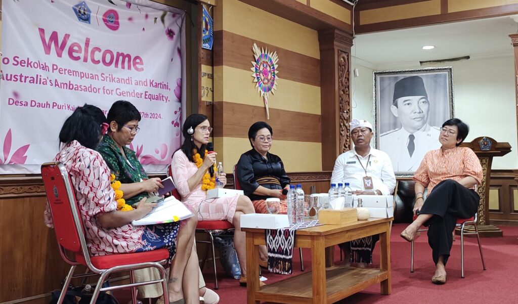 Australia’s Ambassador for Gender Equality Visit to Sekolah Perempuan in Bali - INKLUSI