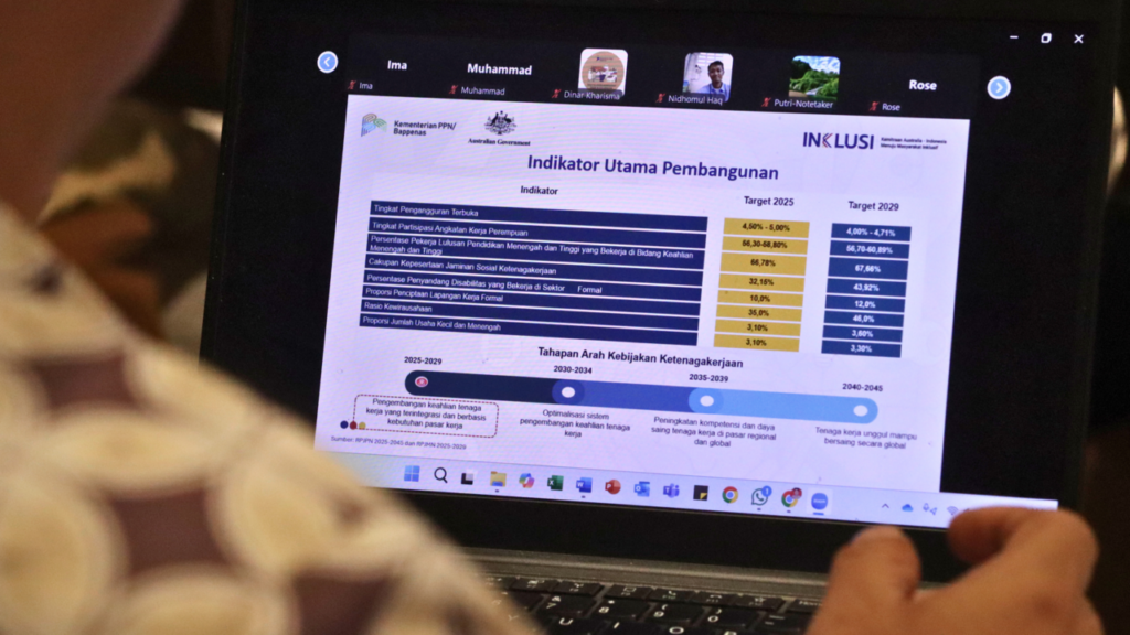 Technical Working Groups Strengthen Australia–Indonesia Collaboration Towards an Inclusive Society_INKLUSI