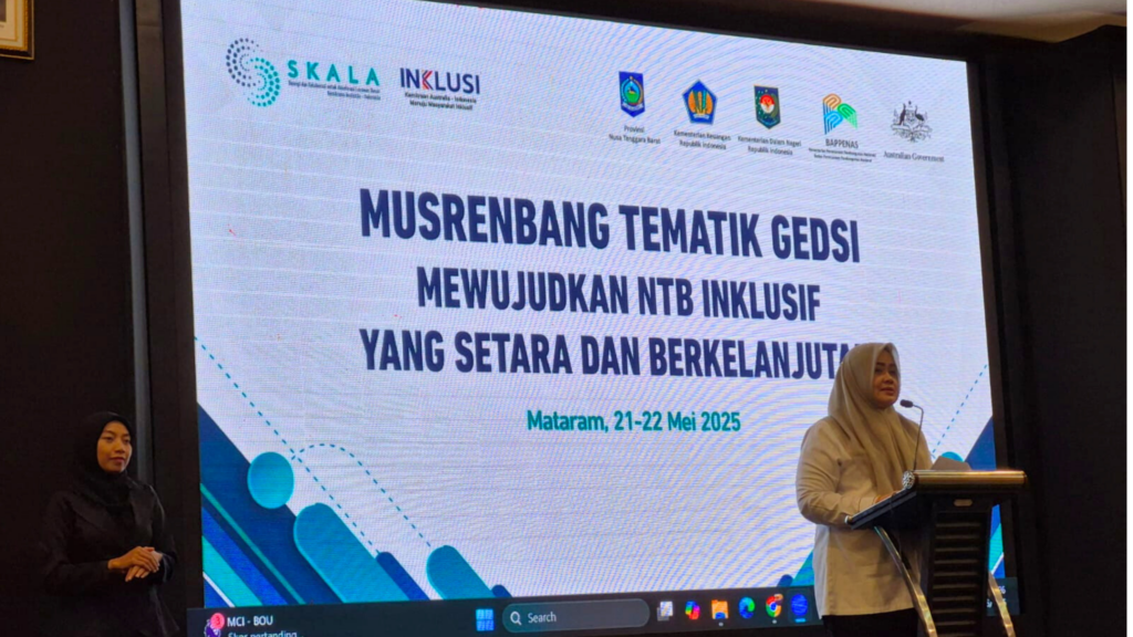 Musrenbang Tematik GEDSI di NTB Perkuat Suara Kelompok Marginal dalam Proses Perencanaan Pembangunan - INKLUSI
