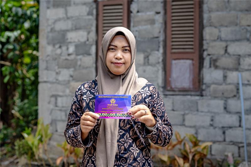Salah satu anggota Credit Union Perempuan di Bengkulu