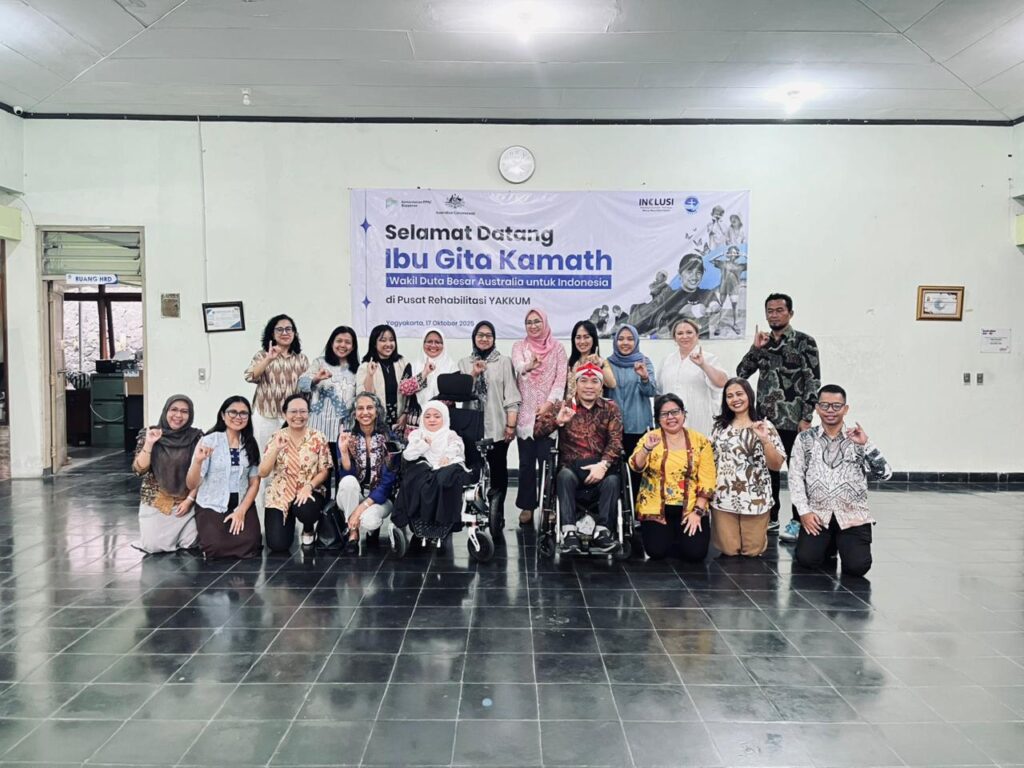 Wakil Dubes Australia Gita Kamath bersama tim PR Yakkum dorong keadilan disabilitas
