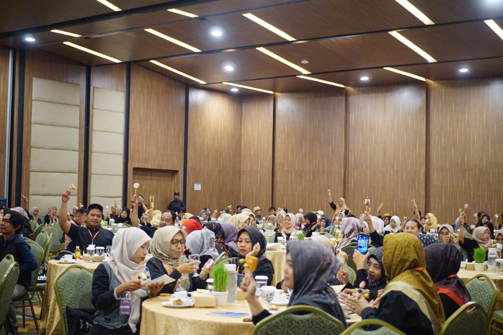 Peserta Migrant Day yang diikut oleh sekitar 300 peserta dari komunitas pekerja migran, organisasi masyarakat sipil, serikat buruh, perguruan tinggi, serta perwakilan pemerintah daerah.